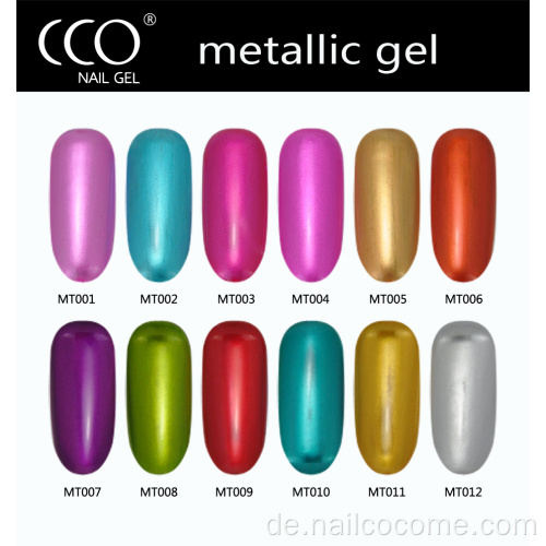 CCO attraktive 3D -Nägel UV Gel Metallic Nagellack für 3D -Nägeldekorationen